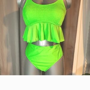SHEIN Neon Green Bikini Set